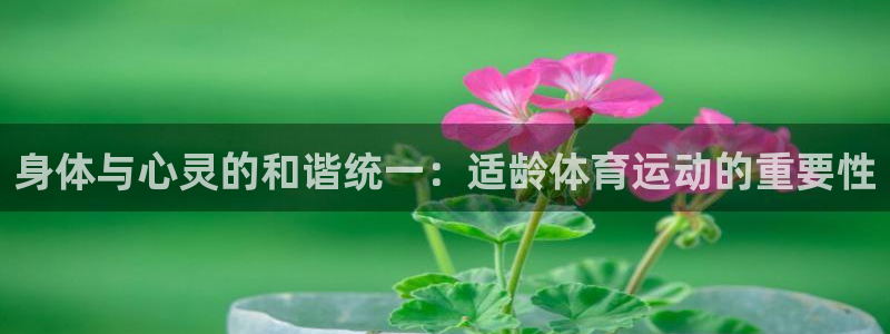oety欧亿：身体与心灵的和谐统一：适龄体育运动的重要性